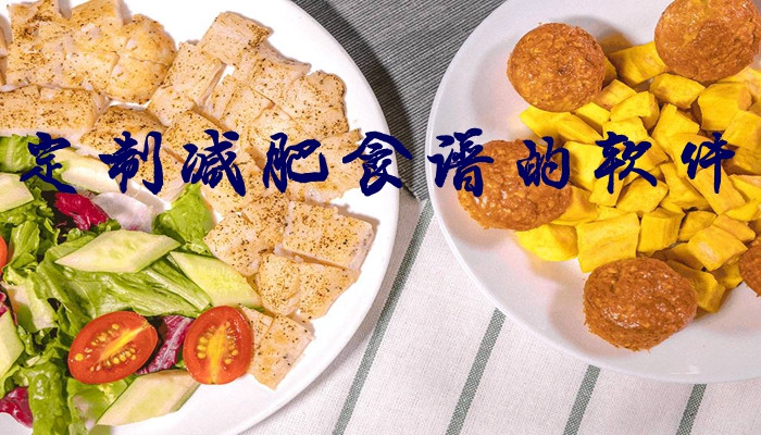 定制减肥食谱的软件